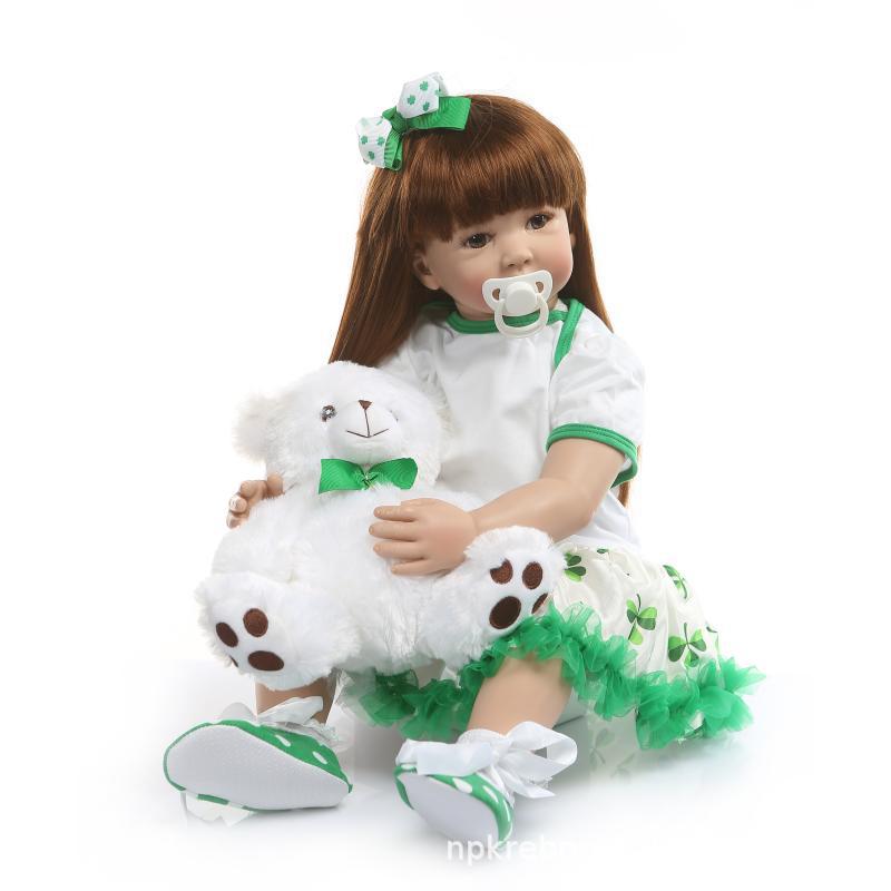Venta caliente europea y americana de tela de simulación de cuerpo muñeca de juguete para niños bebé muñeca de juguete