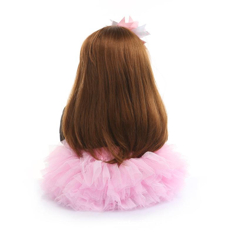 Nuevo europeo y americano de simulación de juguete muñeca regalo de vacaciones de los niños de crecimiento jugar casa juego de juguete