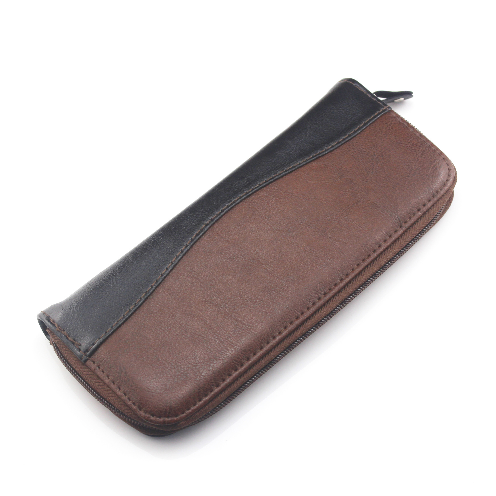 Tijeras bolsa de cuero de Zhen sola manija doble manija tijeras bolsa de almacenamiento sin LOGO