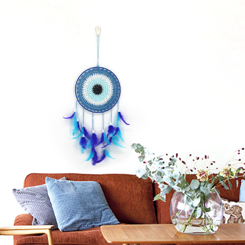 New dream catcher feather decoration pendant weaving craft feather jewelry cute girly style room decoration