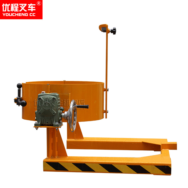 Barril de aceite de barril de abrazadera de barril de aceite de camión de descarga manual de barril de aceite de carretilla elevadora de barril de aceite de abrazadera de barril de descarga de máquina de descarga invertida