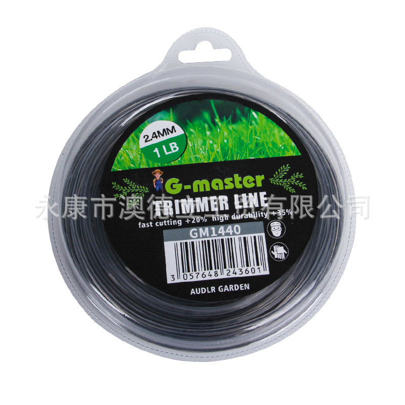 工厂供应 Trimmer Line 园林工具配件 割草机 打草绳