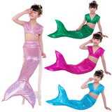 Купальник, детская раздельная униформа, комплект, 3 предмета