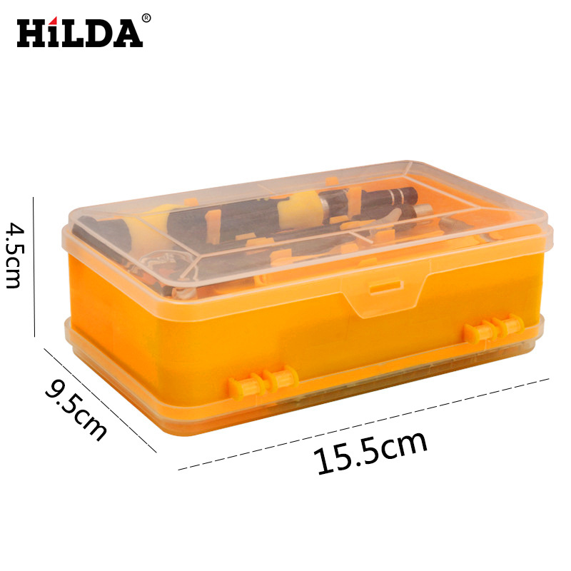 Ventas Directas de la fábrica Hilda 60 sets de Cruz juego de destornilladores destornillador de alta dureza desmontaje herramientas de reparación de teléfonos móviles