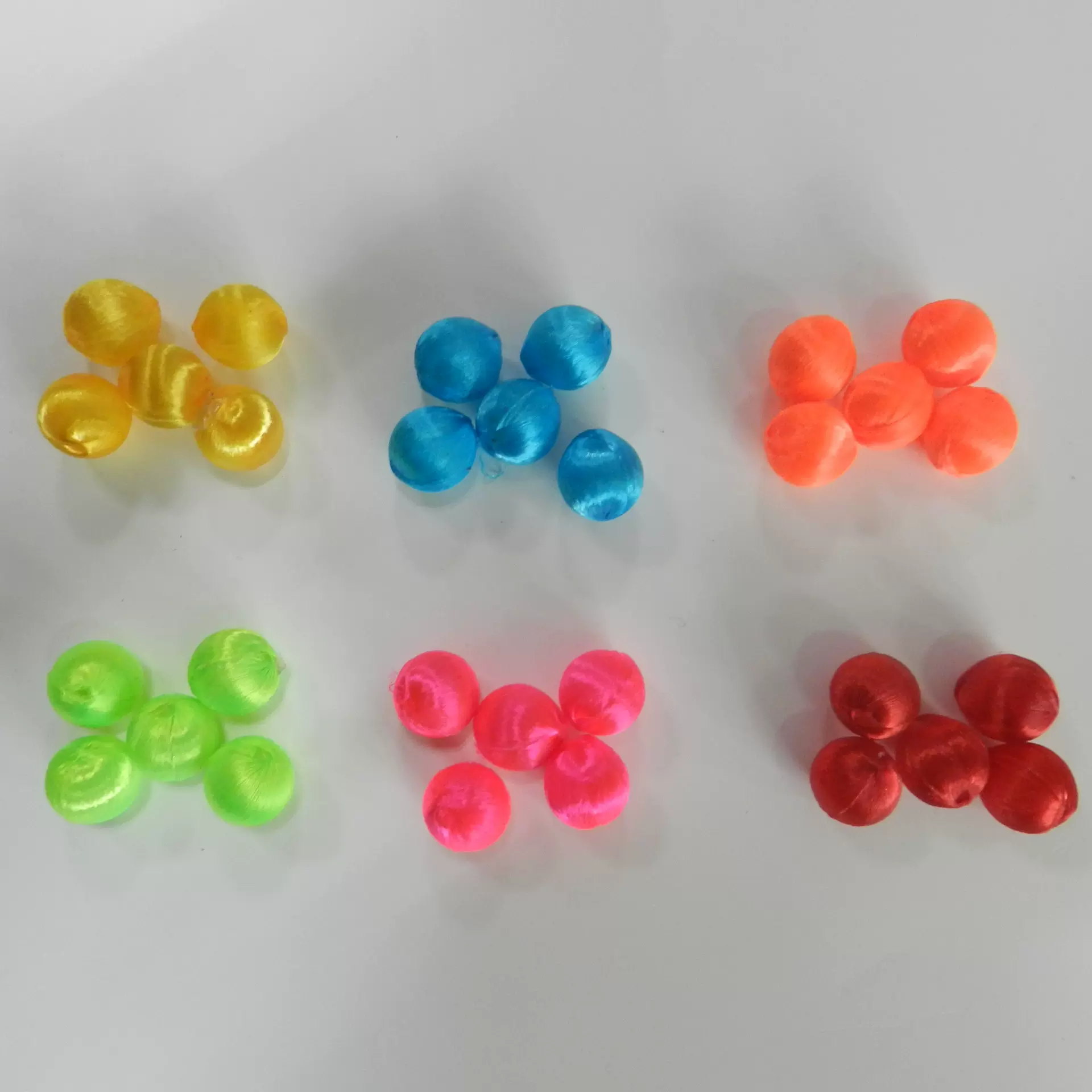 圣诞节装饰配件新品丝波球圣诞装扮挂饰丝光球小线球丝球辅料