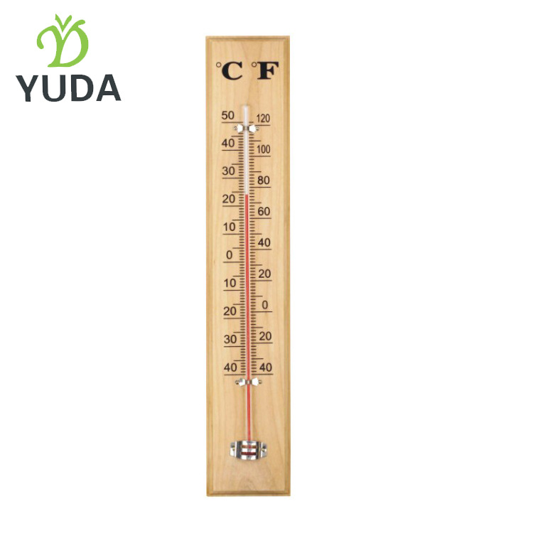 宁波厂家供应木板温度计 长条温度计 室内外温度计