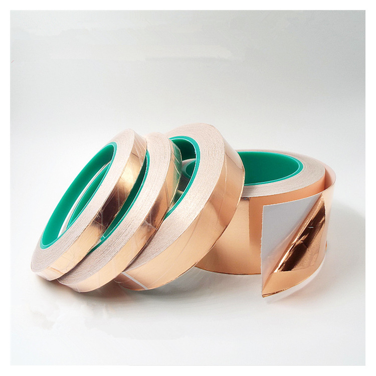 供应导电铜箔胶带 双导铜箔胶带/笔记本贴散热铜箔胶带模切沖型