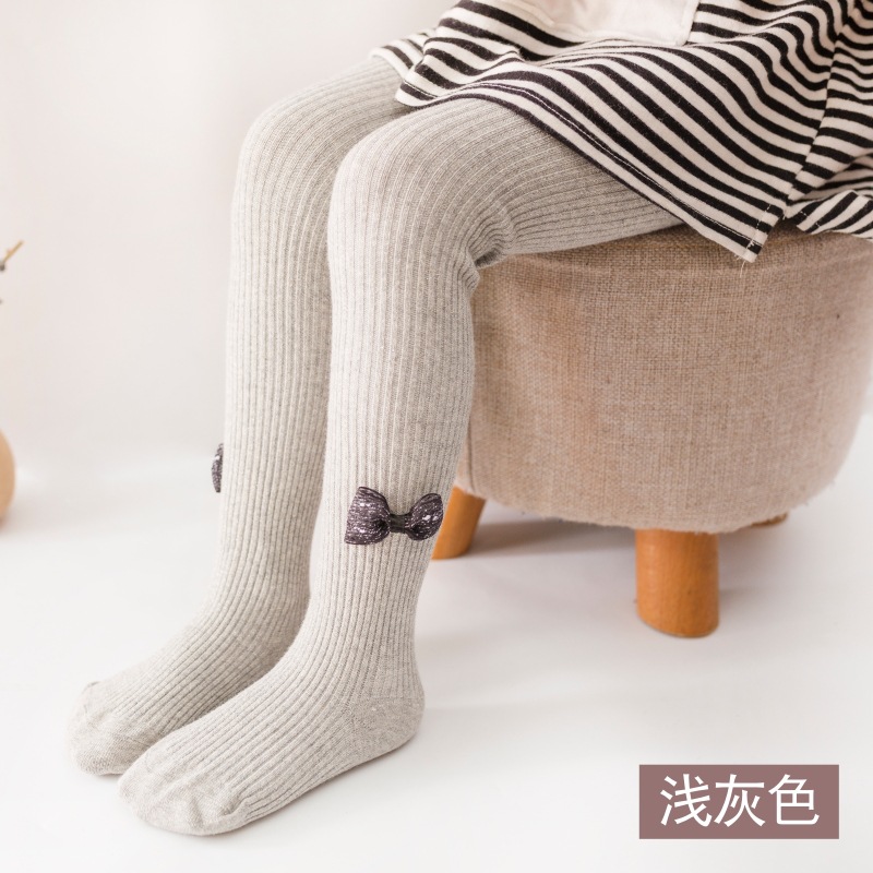 Chenggongfang nuevo nudo mariposa brillante pantimedias DE LOS NIÑOS polainas de las niñas calcetines de los niños fábrica al por mayor