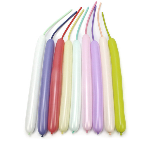 Macaron strip internet celebrity balloon 260 balloon braided shape balloon floor push birthday balloon strip wholesale