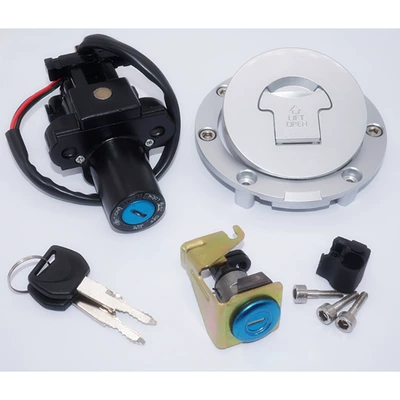 Suitable for Honda CBR600RR 2003-2006 motorcycle sports car accessories set lock electric door lock fuel tank cap (Power supply, ignition system accessories)