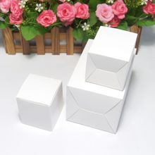 扣底盒首饰盒现货批发通用白卡盒彩盒制定logo黑盒白色包装纸盒