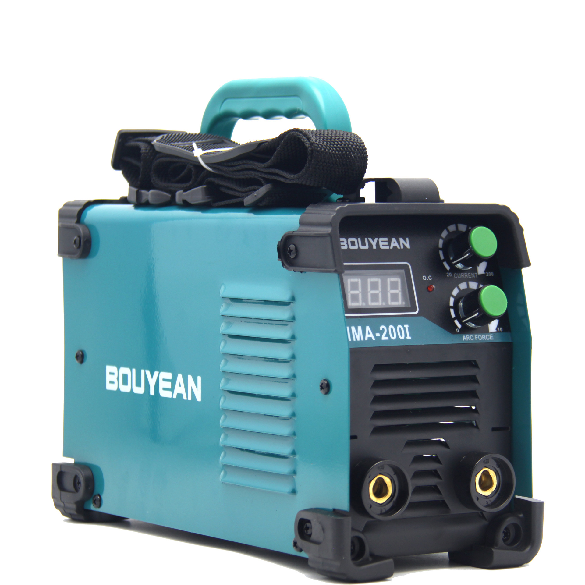 MMA-200I逆变IGBT直流手工焊带数显优质手拎塑料手柄和编织背带