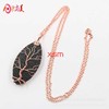 Organic golden pendant suitable for men and women for beloved, pink gold, suitable for import