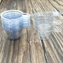 一次性塑料杯pp透明混合杯子滴胶料杯