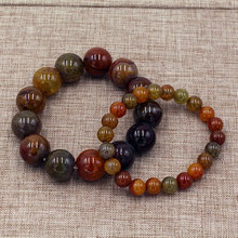 巴西大龙纹玛瑙手链饰品男款玉石佛珠手串送男士工艺礼品批发宝石