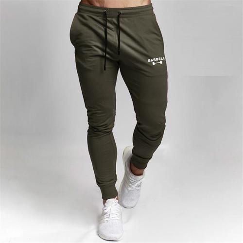 Muscular men's sports trousers, summer outdoor running trousers, thin fitness training pants, sweat-absorbent elastic foot pants