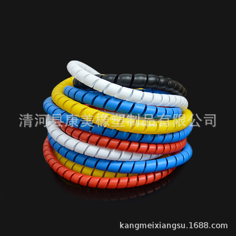 理线器8mm收线管缠绕器 电线收纳保护套 固定线路收集线螺旋护套