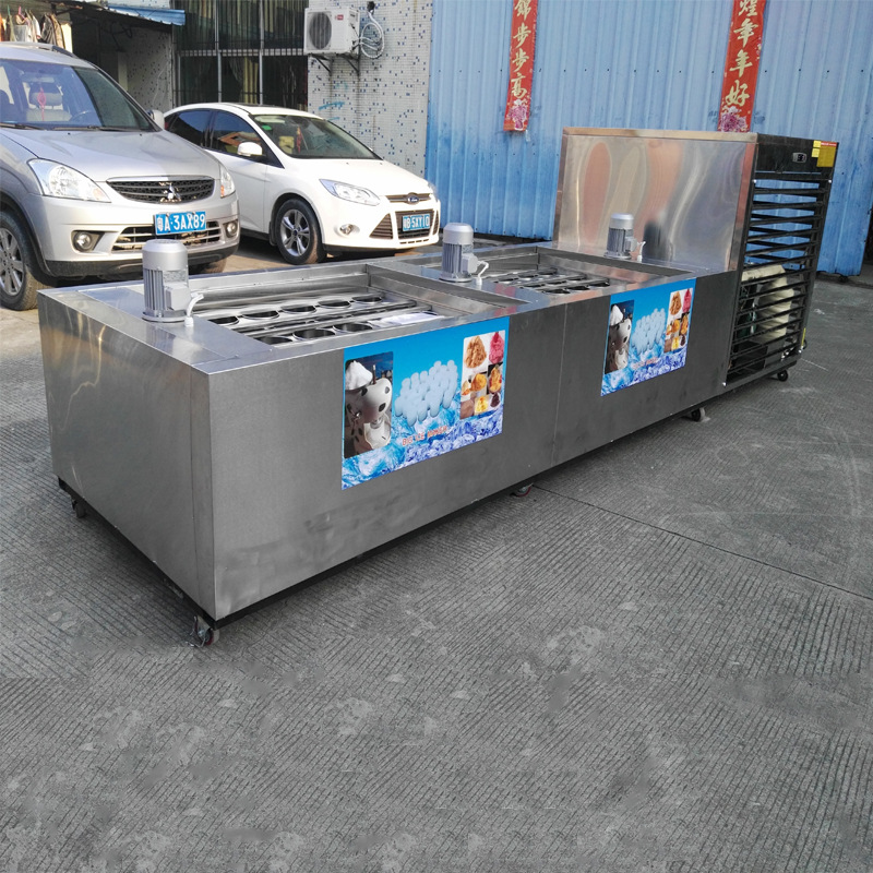 厂家供应60桶绵绵冰机 冰柱机 绵绵冰制冰机 全国联保