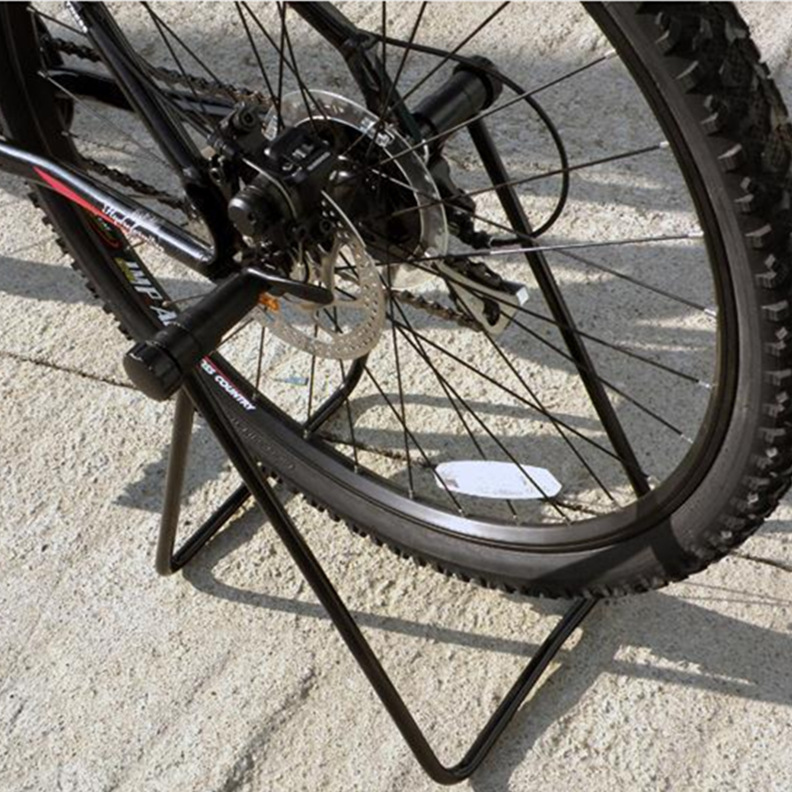 Bicicleta de montaña en forma de U de liberación rápida tienda de coches estante de exhibición de la bicicleta estante de estacionamiento mantenimiento soporte fijo suministros de equitación