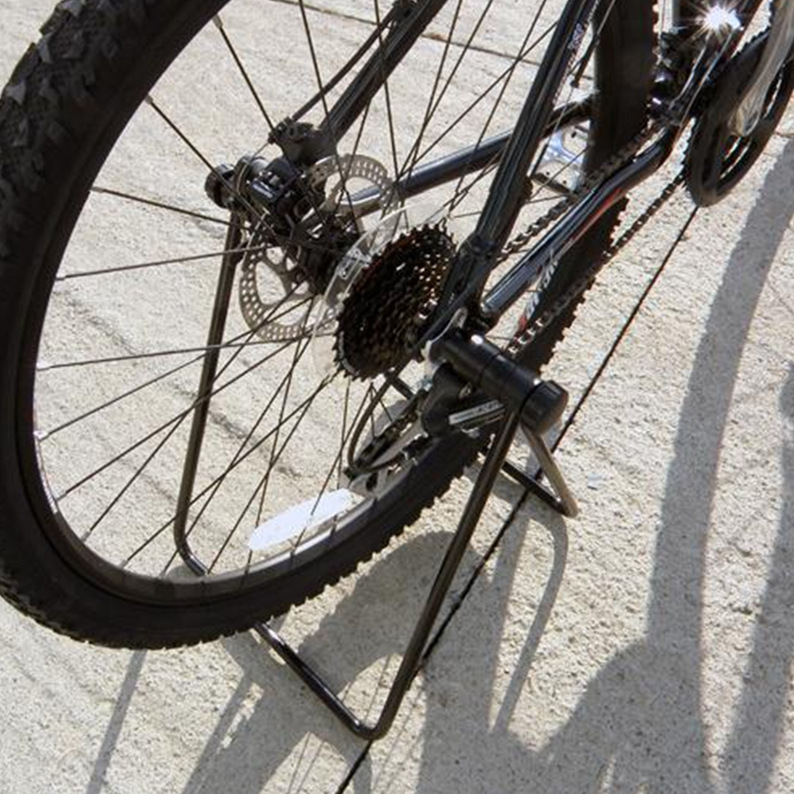 Bicicleta de montaña en forma de U de liberación rápida tienda de coches estante de exhibición de la bicicleta estante de estacionamiento mantenimiento soporte fijo suministros de equitación