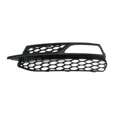 version 14-17 fog lamp frame fog | Light frame - hollow-all-black-left-side