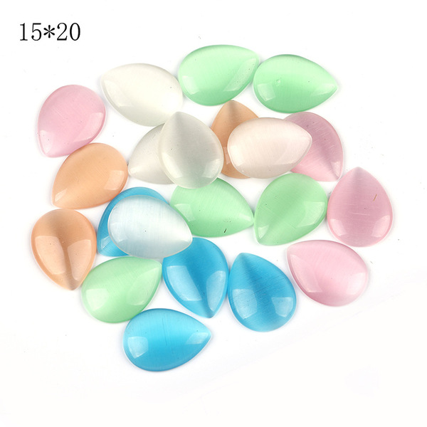 Gemstone for ring drop-shaped