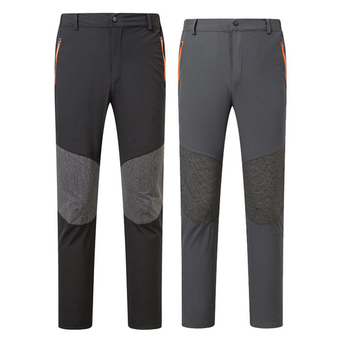 Men's Quick-Dry Outdoor Hiking Pants, Summer Thin Loose Casual Sports Long Pants, Plus Size Trendy, Cross-Border