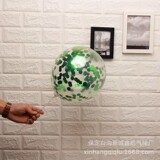 Электрический большой круглый воздушный шар из пены, 12 дюймов, увеличенная толщина, с блестками