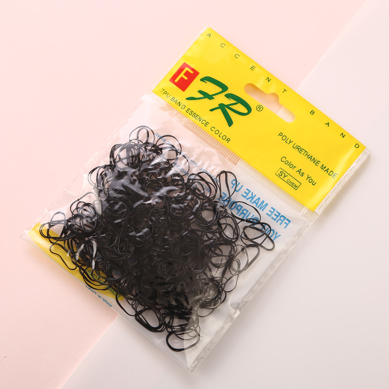 AliExpress 200/1000 piezas lindo chica desechable elástico anillo de pelo Cola de Caballo cinturón de goma accesorios para el cabello de los niños