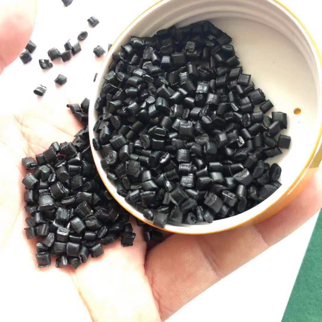 批发GRS认证耐寒零下20度PP颗粒 黑色再生料 特技高耐冲PP料 厂家