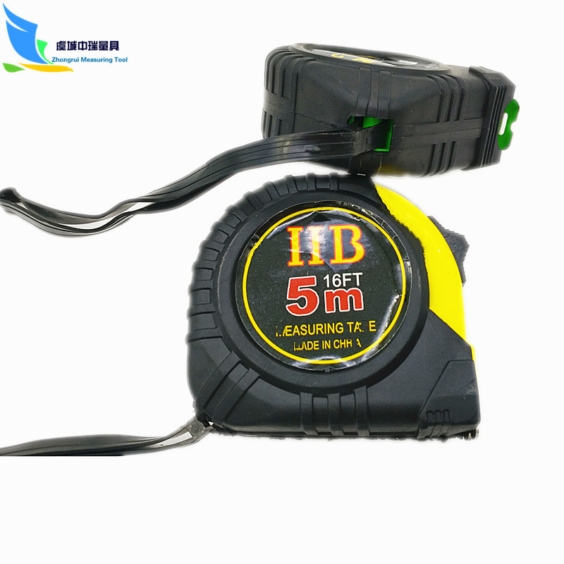 厂家直销3米 5米 ABS新料 铁芯 双面字 尼龙带 工程测量钢卷尺