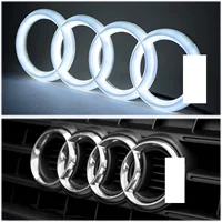 Трансграничный взрывной продукт подходит для логотипа автомобиля Audi A3456Q135 передний и задний знак 4D