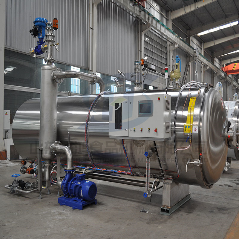 供用瓶装山野菜高温杀菌锅 猪皮不锈钢全自动杀菌锅