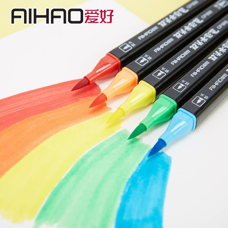 爱好 Watercolour, crayons, children's double-sided set for elementary school students, washable