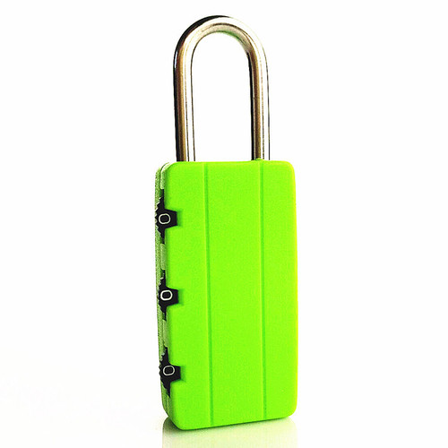 210 Trolley Case Code Lock Padlock Diary Student Schoolbag Folder Zipper Head Small Lock Mini Plastic
