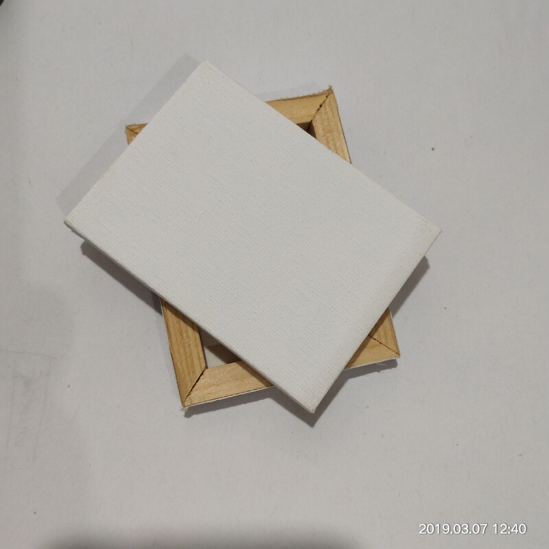 Factory Direct Sales Mini Canvas Picture Frame Oil Picture Frame Monochrome DIY Painting Small Picture Frame Miniature Frame