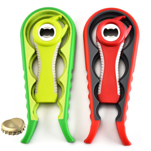 Bottle Opener Set, Four-In-One Can Opener, Twist Cap Five-In-One Bottle Opener, Two-Piece Set, Creative Beer Bottle Opener