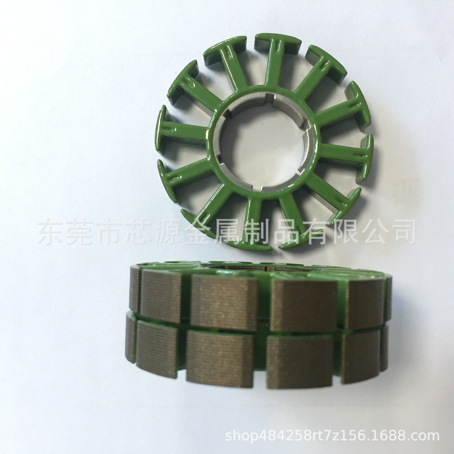 电动工具按摩器电机转子精摩枪无刷电机配套铁芯冲压52定转子涂敷