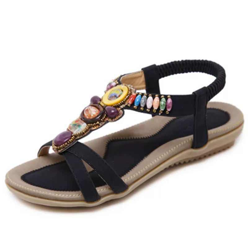 Ethnic sandals, footwear, boho style, plus size