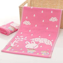 批发棉童巾三层提花纱布25*50卡通布艺幼儿园儿童小毛巾面巾