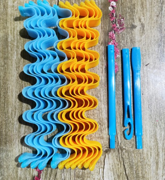 Transfronterizo multi-Tamaño de rollo de huevo ondulación del agua palo de curling manual de bricolaje Pelo Rizado artefacto updo artefacto no duele el pelo rizado