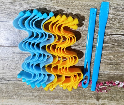 Transfronterizo multi-Tamaño de rollo de huevo ondulación del agua palo de curling manual de bricolaje Pelo Rizado artefacto updo artefacto no duele el pelo rizado