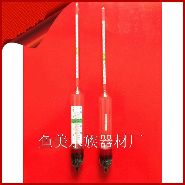 Заводская поставка дензиметра морской воды внутренний Стандартный стеклянный термометр аквариум точный измерительный термометр