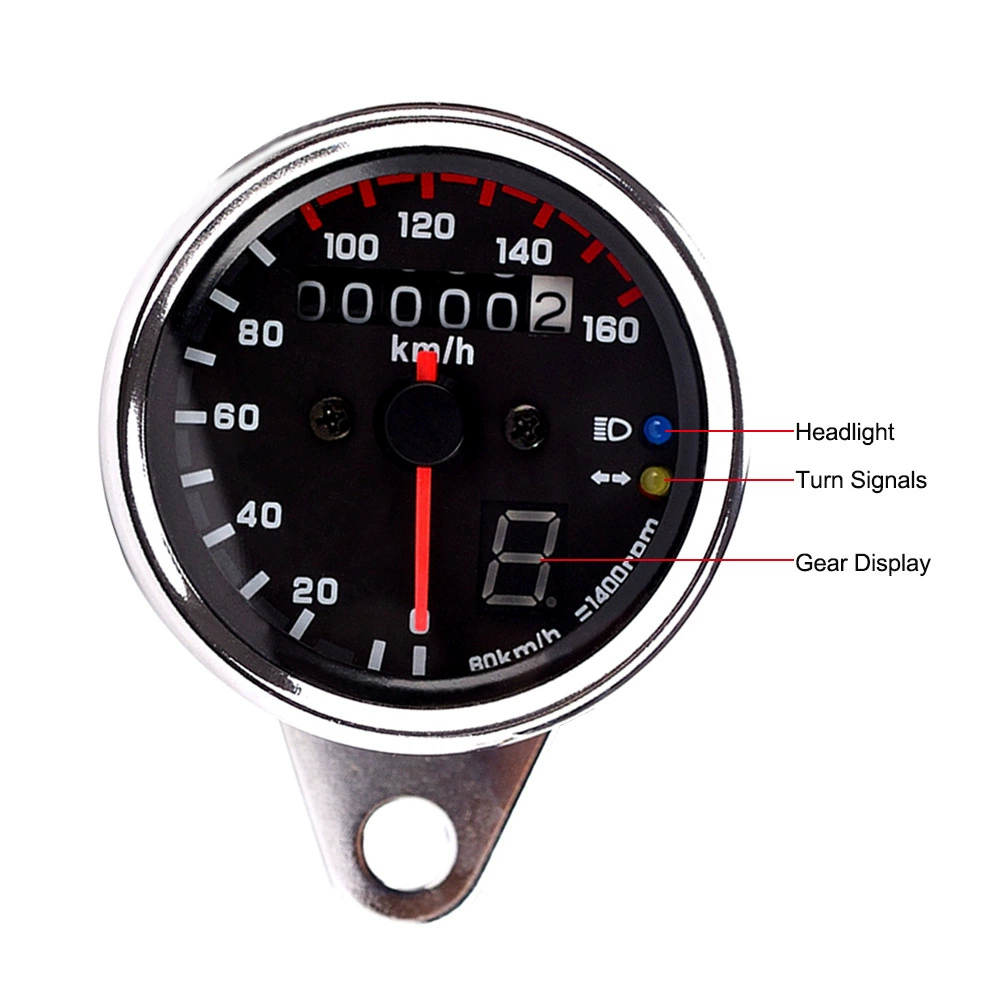 LED-модифицированный дисплей файл Mippling мотоциклетной ленты Display Display коврики Milemons Mileage Mileage