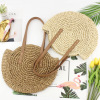 Small straw beach one-shoulder bag for leisure, shoulder bag