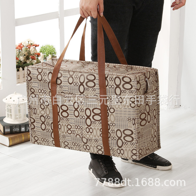 手提牛津布袋旅行包大容量旅行收纳包行李打包袋防水大可收纳便携