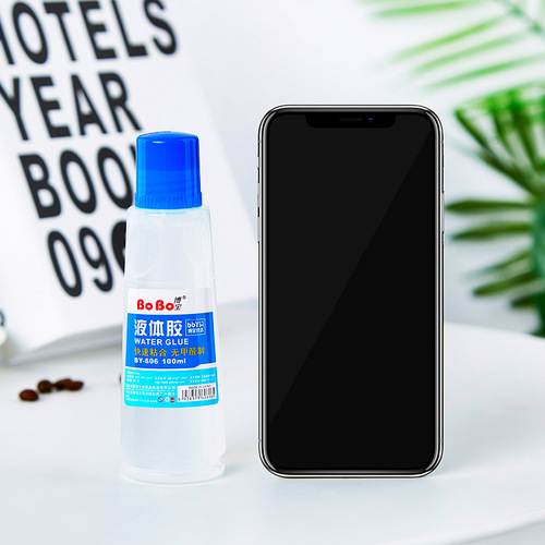 Bobo Glue 606 Liquid Glue 100ml Synthetic Glue Soluble Handmade Paper Sponge Head