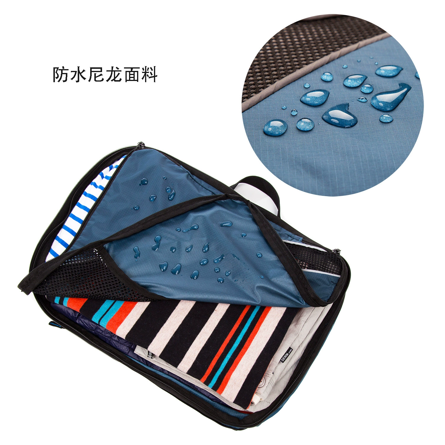 Water repellent foldable suitcase, storage box, storage bag, storage system for traveling, set, for import, 4 piece set