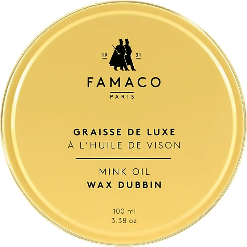 Французское масло FAMACO для ухода за кожей: водостойкое, импортное, на основе норкового масла, для дойберауна, восковое, для кожи, крем для ухода и восстановления, для кожаных изделий и одежды.