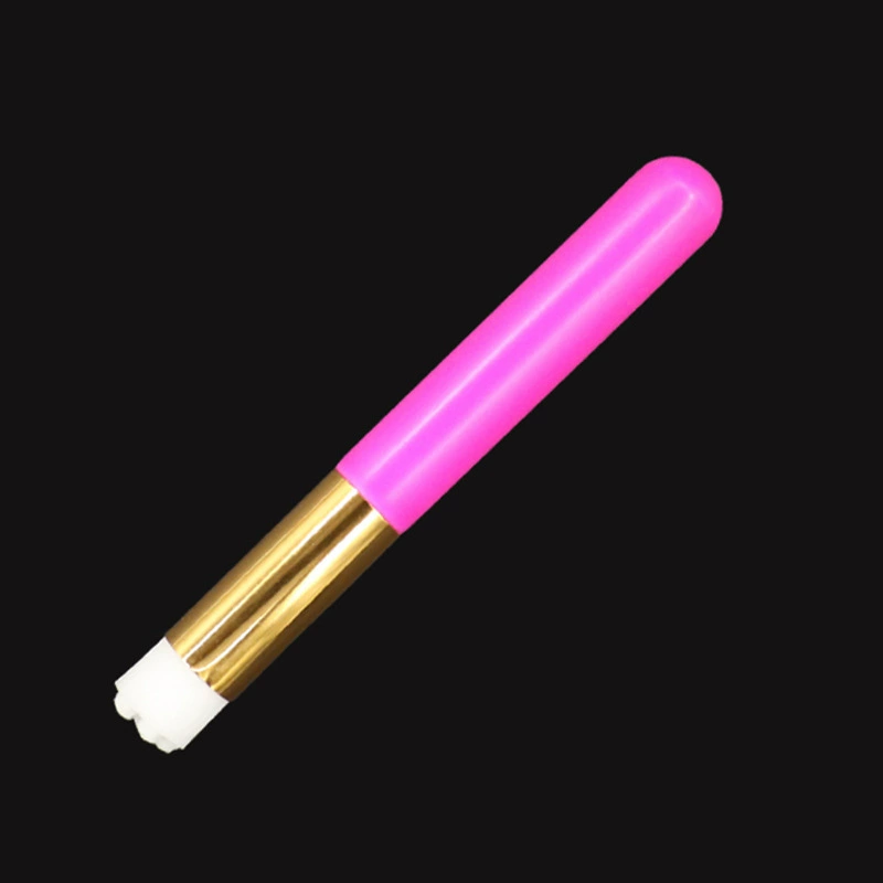 Nasal cleaning brush, 11 cm, ABS or wooden handle, flat or convex head, customizable colors